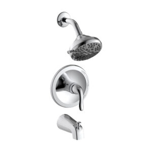 Single Control Tub & Shower Trim, Slip On Diverter, Job Pack OPB-731